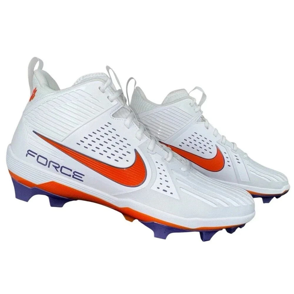 Nike Force Savage Pro 3 Football Cleats Mens Size 16 Clemson Tigers Sneakers New